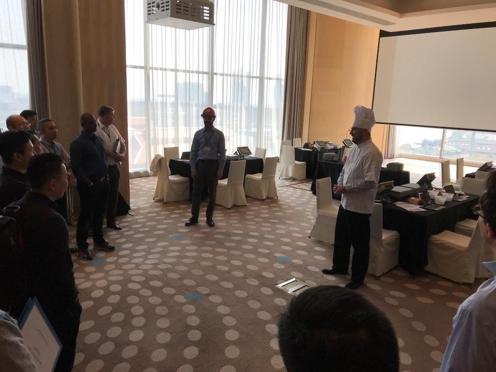 Chef-demo session with country sales leaders